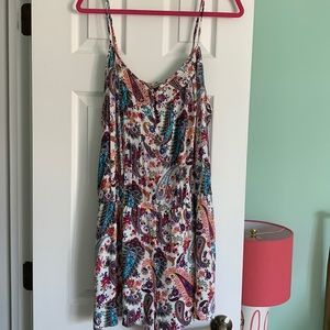 White & Colorful Romper